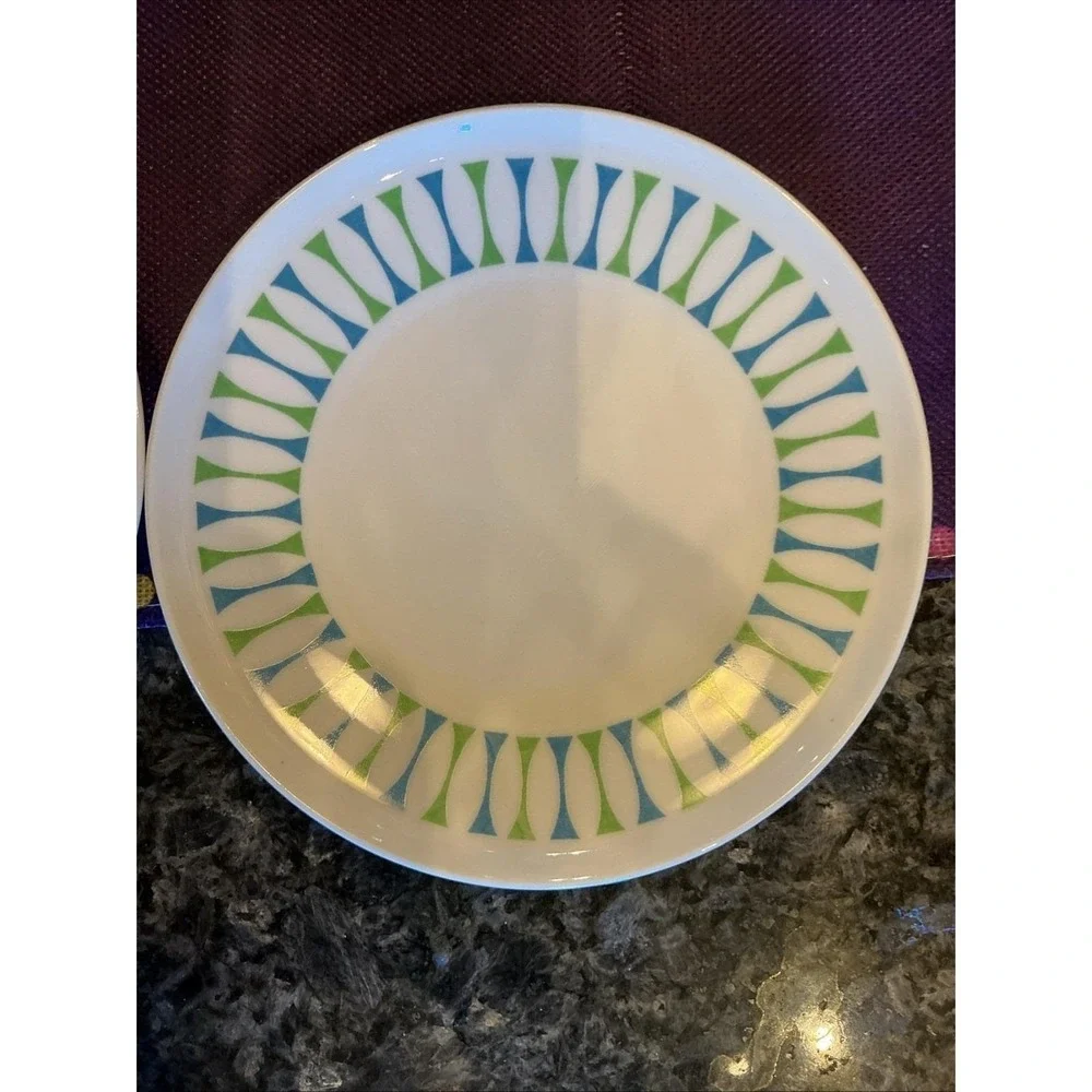 VTG (7) Contempri Jackson Int. Paul McCobb Bread Plates 7.25